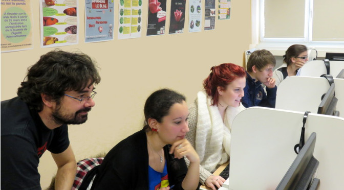 Les salles informatiques du lycée