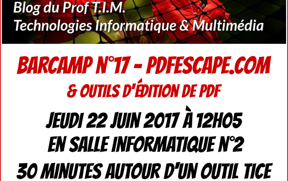 Barcamp : PDFEscape