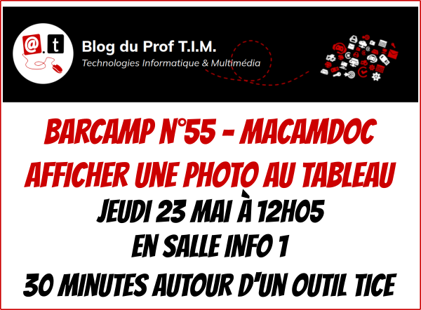 Barcamp n°55 : MaCamDoc – Afficher une image au tableau