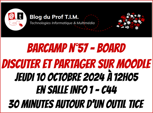 Barcamp n°57 : Activité Board de Moodle