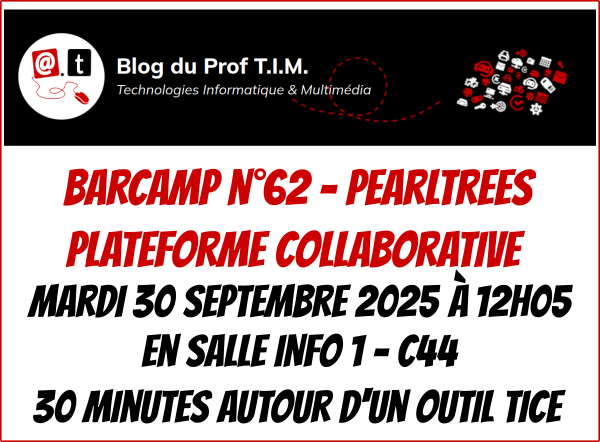 Barcamp n°62 : Pearltrees Éducation – Plateforme Collaborative